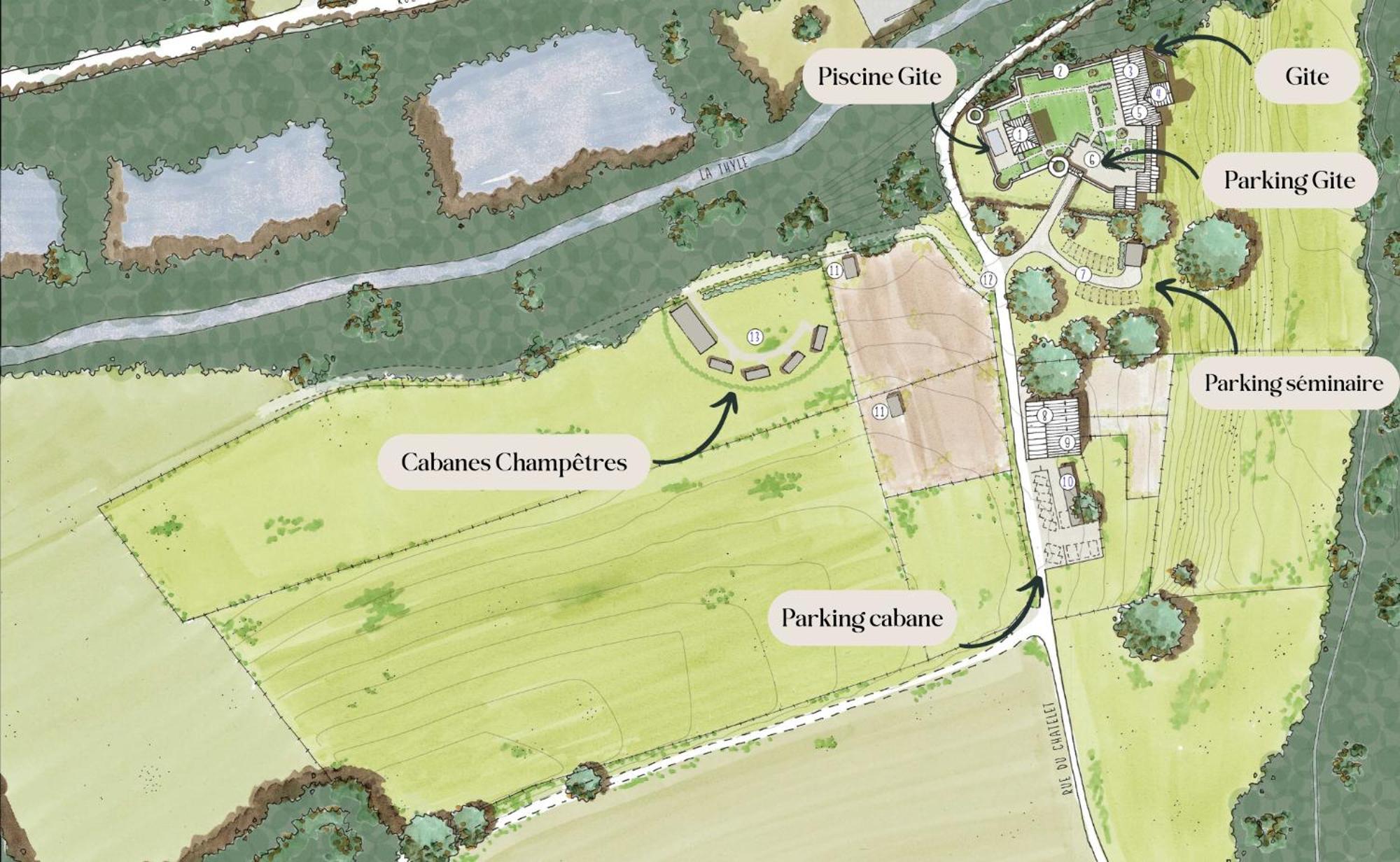 Les Cabanes Champetres - Le Domaine Des Trois Tilleuls Villers-la-Ville المظهر الخارجي الصورة