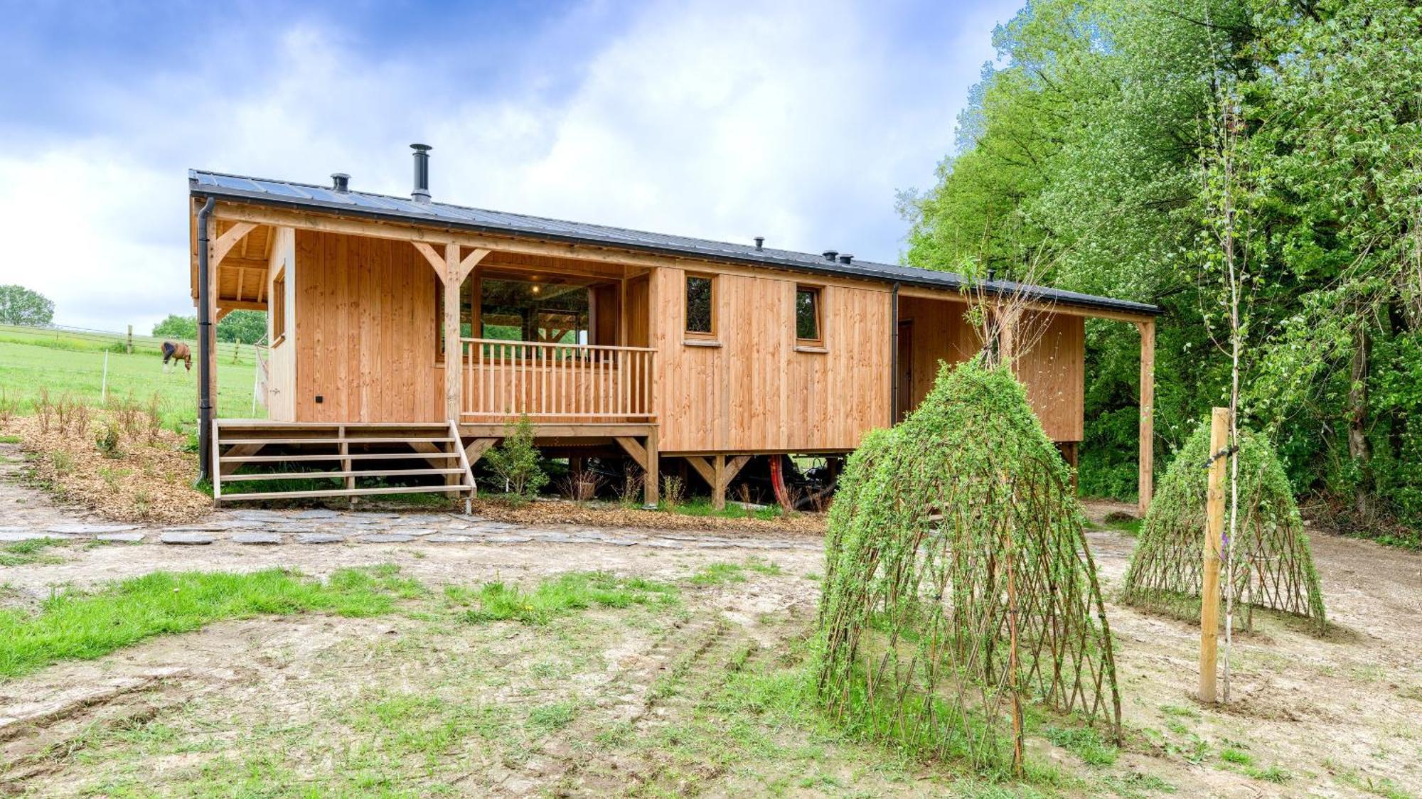 Les Cabanes Champetres - Le Domaine Des Trois Tilleuls Villers-la-Ville المظهر الخارجي الصورة